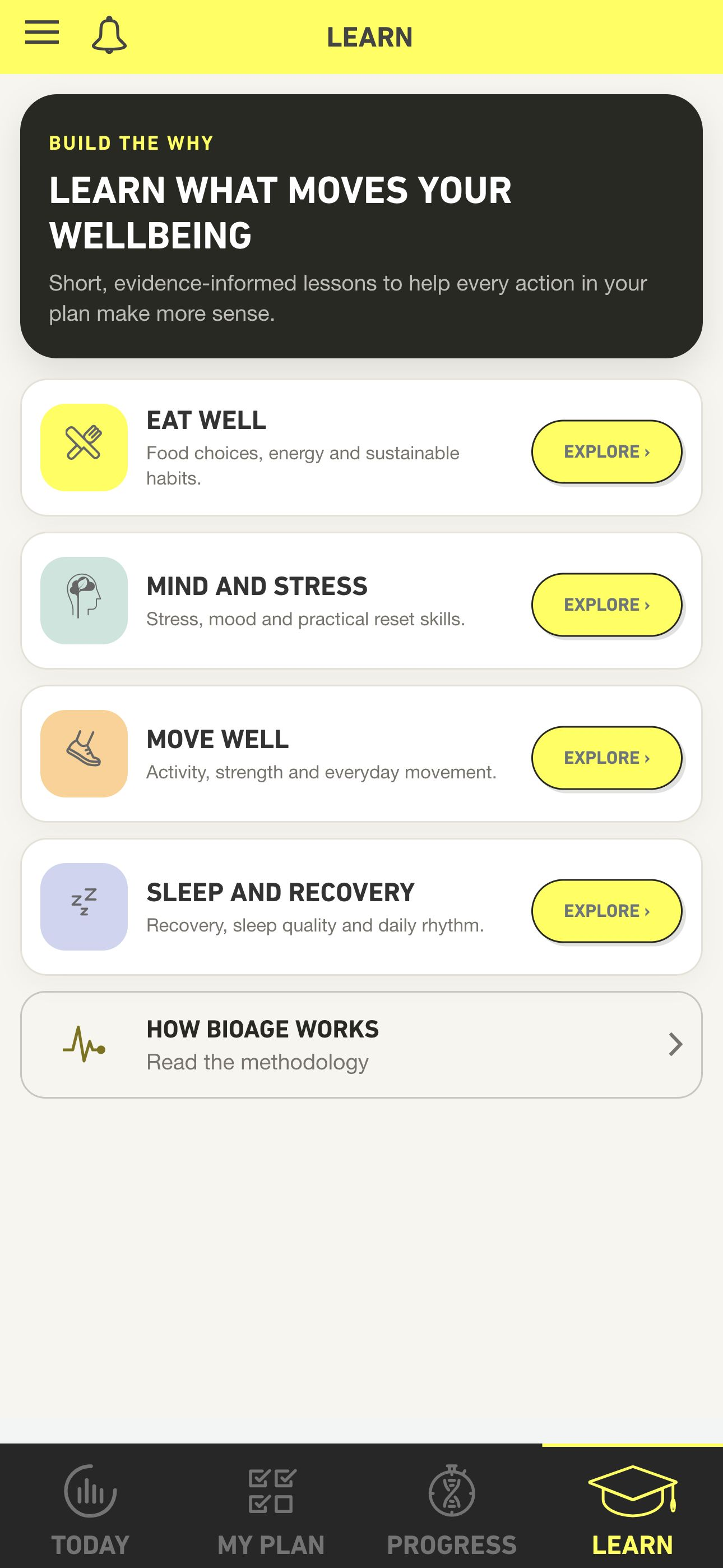 Ritualize evidence-informed wellbeing lessons on iPhone